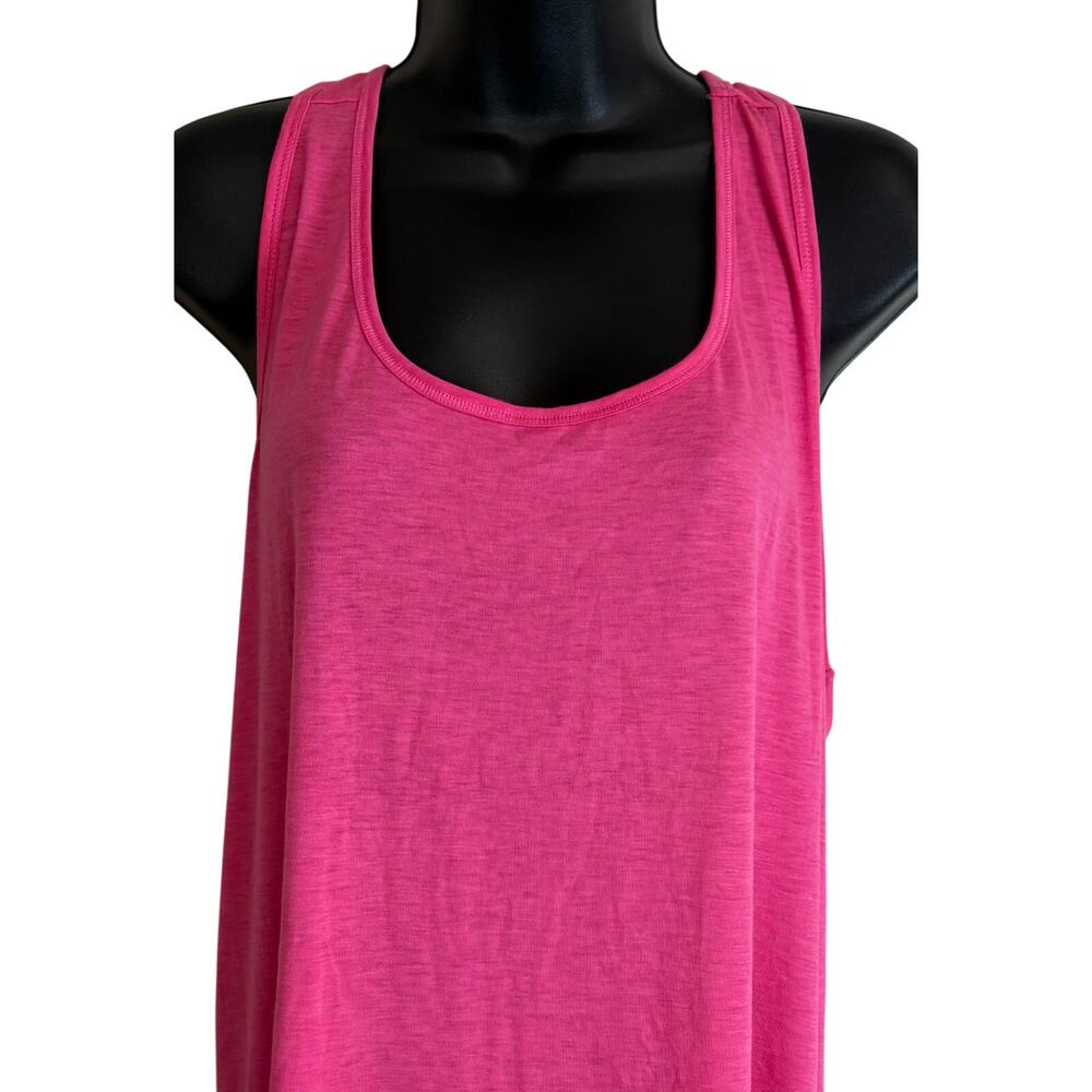RBX Active Womens Pink Tank Top 2X Plus Size Workout Gym Athletic Scoop NWT New - Picture 2 of 8